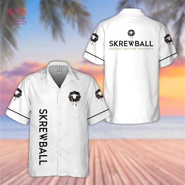 Skrewball Whiskey All Over Print 3D Hawaiian Shirt