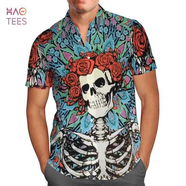 Skull & Roses Aloha Shirt