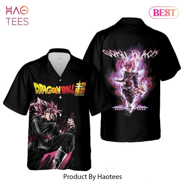 Son Goku Black Hawaiian Shirt Dragon Ball Anime Shirt for Men Women