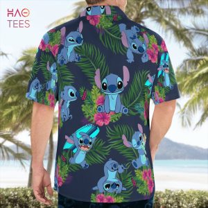 Stitch Hawaiian Shirt & Beach Shorts 2