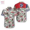 Tennessee Raccoon And Passion Flowers Hawaiian Shirt