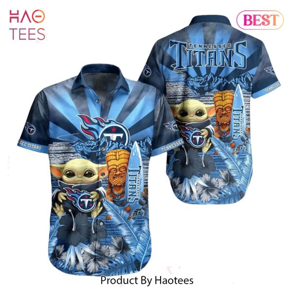 Tennessee Titans NFL Baby Yoda Hawaiian Shirt Style Summer Trending For Men Women