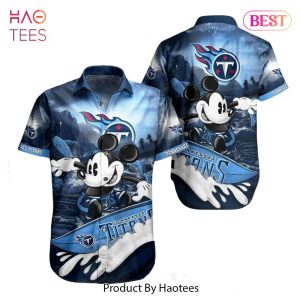 Tennessee Titans NFL Hawaiian Shirt Mickey Graphic 3D Printed Gift For Fans