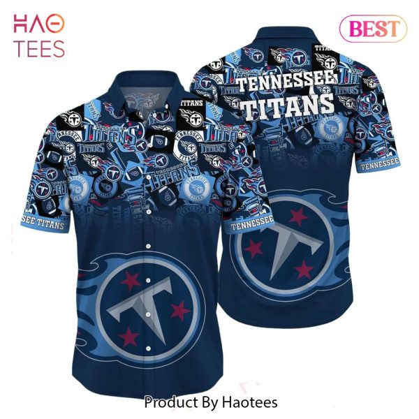 Tennessee Titans NFL Hawaiian Shirt Trends Summer Short Sleeve Button Down Shirt For Sports Fans