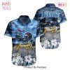 Tennessee Titans NFL Hawaiian Shirt Tropical Pattern Summer For NFL Football Fans