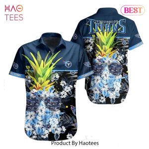 Tennessee Titans NFL Tropical Pattern Pineapple Design Hawaiian Shirt New Trending For Men Women