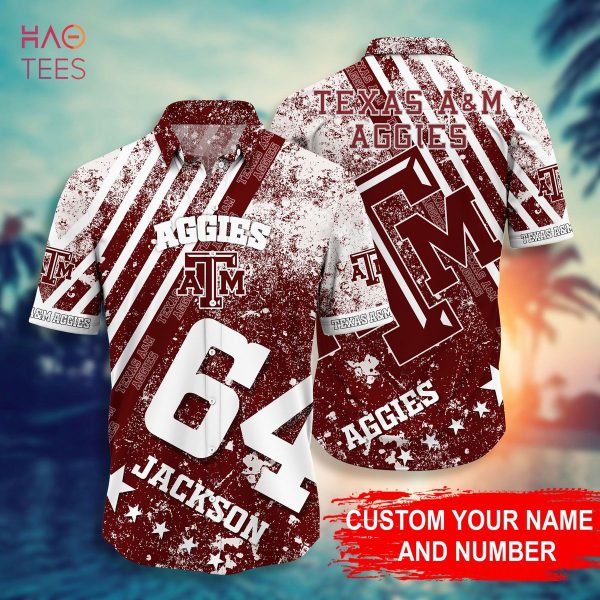 Texas A&M Aggies  Personalized Hawaiian Shirt