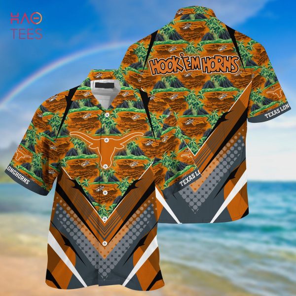 Texas Longhorns  Summer Hawaiian Shirt And Shorts