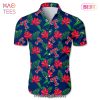 Texas Rangers Hawaiian Shirt Tropical flower gift for fans