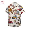 The Cranes Pattern Lineman Hawaiian Shirt