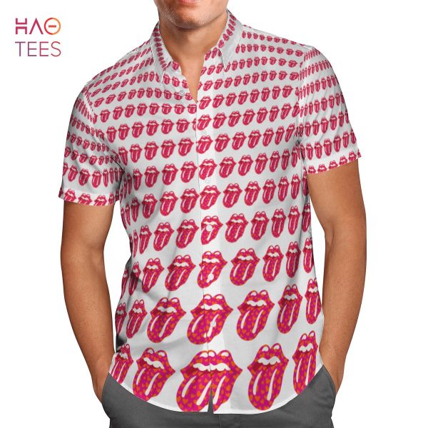 The Rolling Stones Heart Hawaiian Shirt