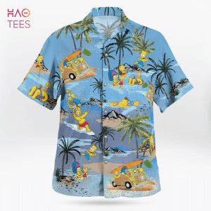 The Simpsons Family On The Beach Hawaiian Shirt