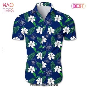 Toronto Maple Leafs Hawaiian shirt Tropical Flower summer