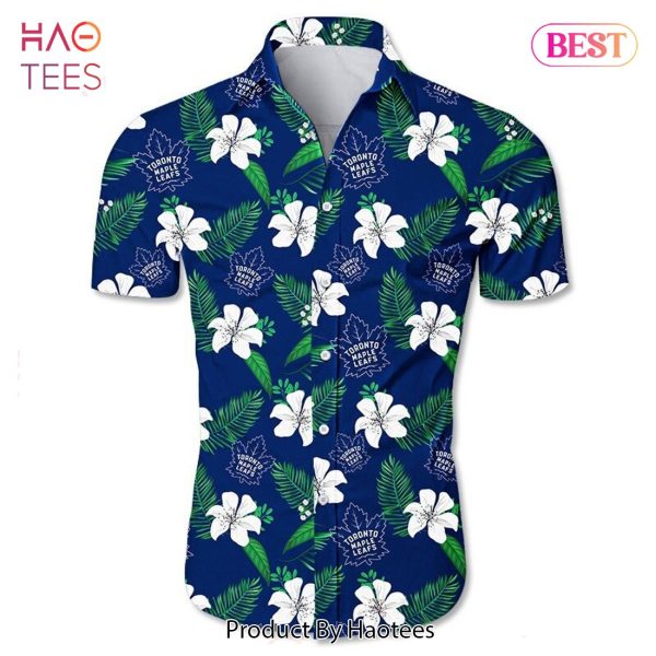 Toronto Maple Leafs Hawaiian shirt Tropical Flower summer