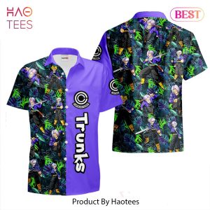 Trunks Hawaiian Shirts Custom Anime Merch Clothes for Men Women