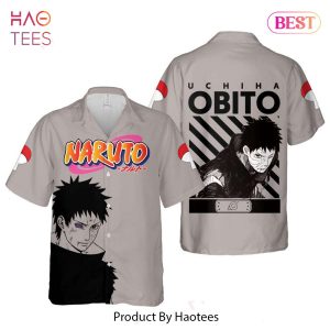 Uchiha Obito Hawaiian Shirt Naruto Anime Shirt for Men Women