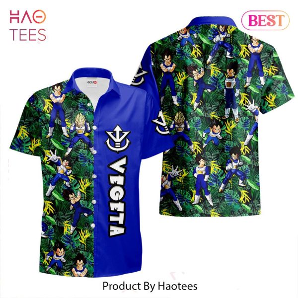 Vegeta Hawaiian Shirts Custom Anime Merch Clothes for Men Women