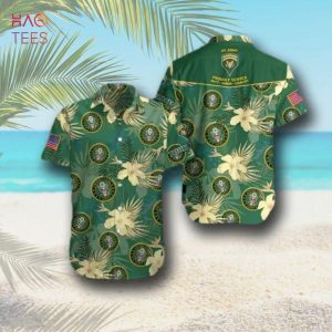 Veteran Army American Flag Hawaiian Shirt