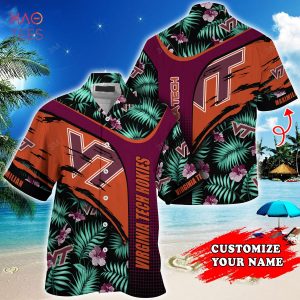 Virginia Tech Hokies Customized Summer Hawaiian Shirt