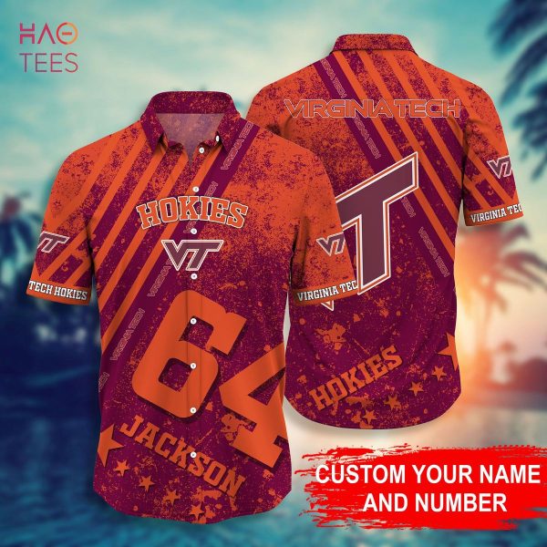 Virginia Tech Hokies Personalized Hawaiian Shirt