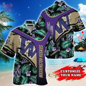 Washington Huskies Customized Summer Hawaiian Shirt