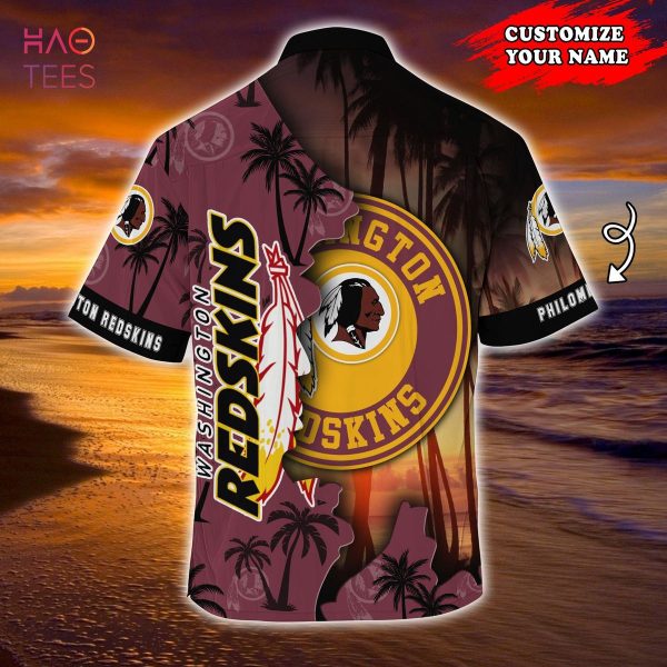 Washington Redskins NFL Customized Summer Hawaiian Shirt