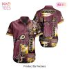 Washington Redskins NFL Hawaiian Shirt Skull Printed 3D New Trend Summer For Fans