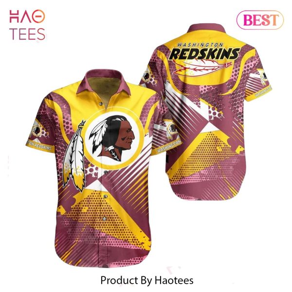 Washington Redskins NFL Hawaiian Shirt Summer Short Sleeve Button Down Shirt Perfect Gift For Big Fans