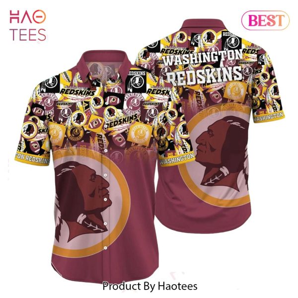 Washington Redskins NFL Hawaiian Shirt Trends Summer Short Sleeve Button Down Shirt For Sports Fans