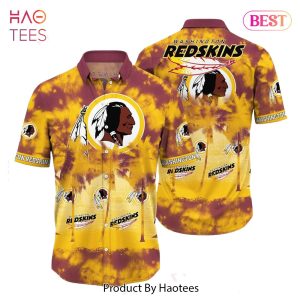 Washington Redskins NFL Hawaiian Shirt Tropical Pattern Graphic Short Sleeve Summer Gift For Fans