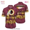 Washington Redskins NFL Hawaiian Shirt Tropical Pattern Graphic Trends Summer Gift For Fan NFL