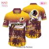 Washington Redskins NFL Summer Hawaiian Shirt Tropical Pattern Graphic For Sports Enthusiast