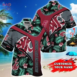 Washington State Cougars Customized Summer Hawaiian Shirt