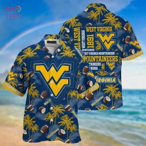 West Virginia Mountaineers  Hawaiian Shirt