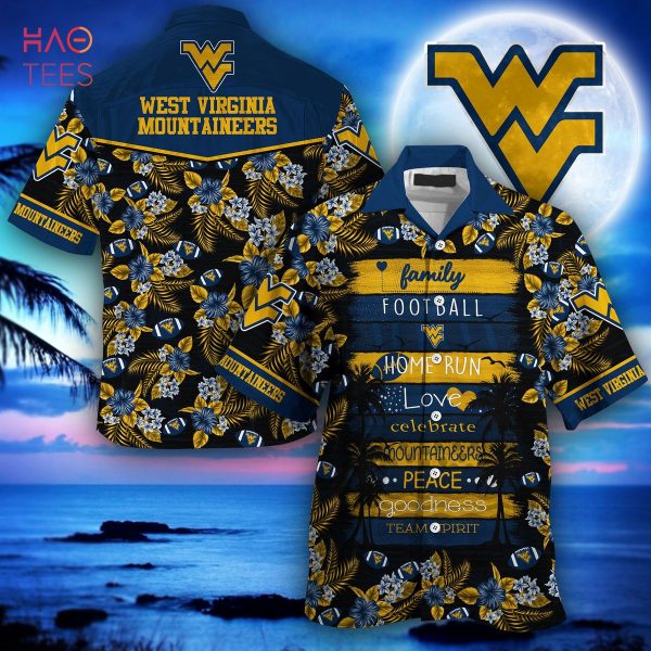 West Virginia Mountaineers  Hawaiian Shirt