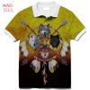 Wolf & Dream Catcher Polo T-Shirt 3D