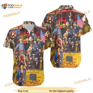 19th Century History Funny Hawaiian Shirt