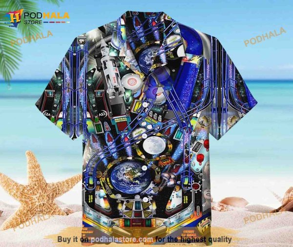 3D Apollo 13 Pinball Universal Funny Hawaiian Shirt