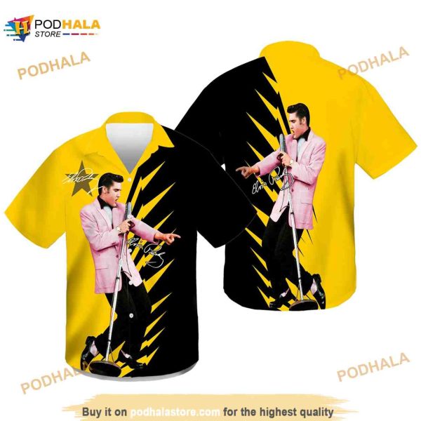 3D Elvis Presley Hawaiian Shirt