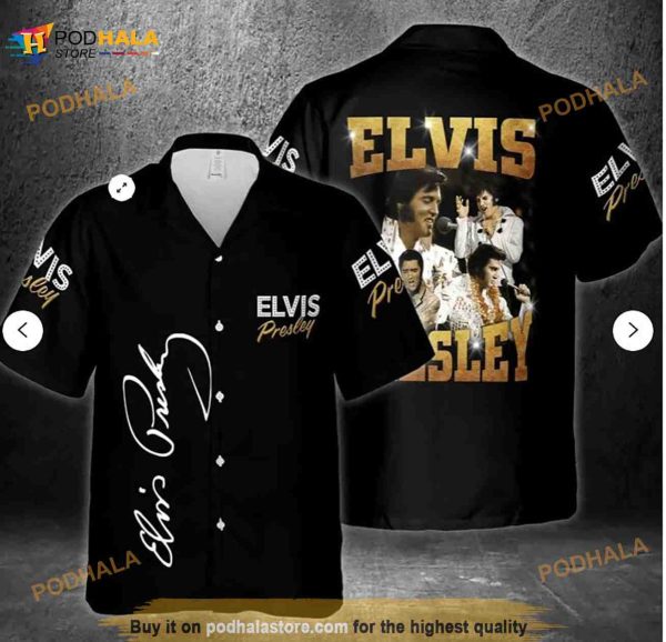 3D Elvis Presley Unisex Hawaiian Shirt