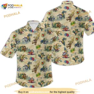 3D Godzilla King Of Monster Unisex Hawaiian Shirt