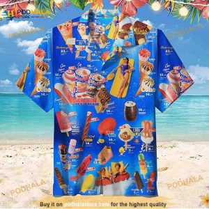 3D Ice Cream Summer Beach Hawaiian Shirt