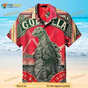 3D King of Monster Toho Godzilla Hawaiian shirt