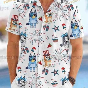 4th Of July Blueydad Hawaiian Shirt