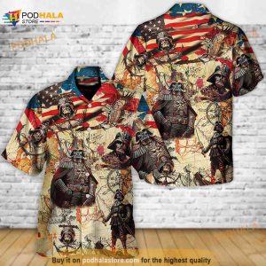 4th Of July Star Wars Darth Vader Hawaii Shirt