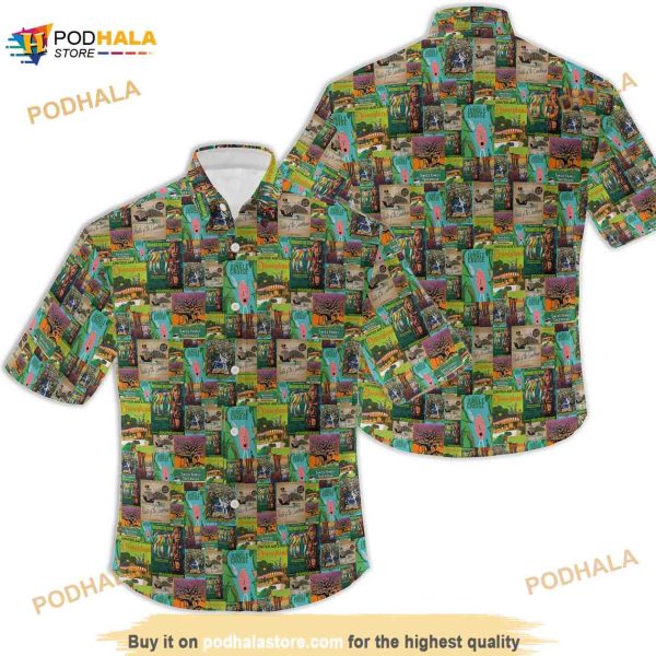 Adventureland Disney Inspired Hawaiin Shirt