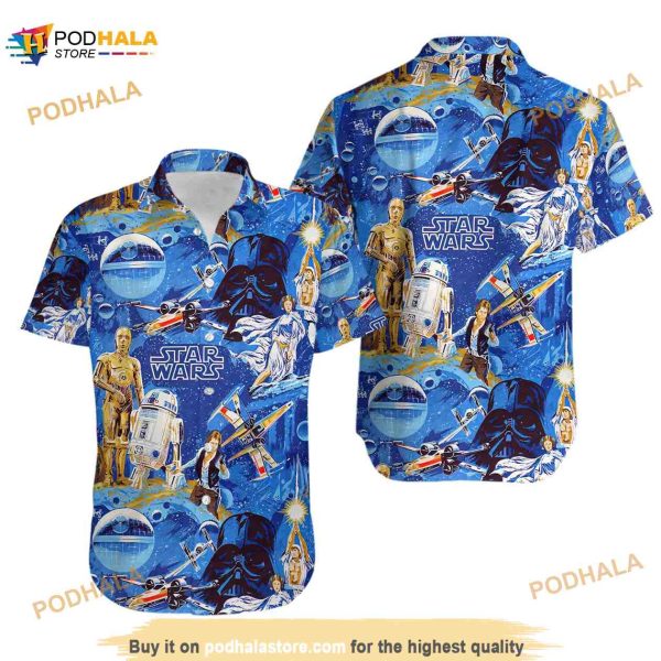 Amazing Star Wars In Universe Funny Hawaiian Shirt