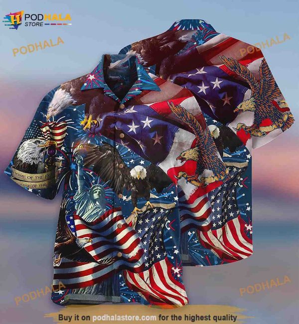 America Eagle Victory Love Hawaiian Shirt