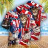 America Proud To Be An Cat Hawaiian Shirt