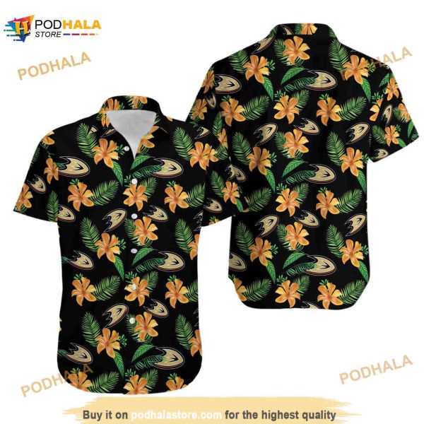 Anaheim Hockey Hawaiian Shirt